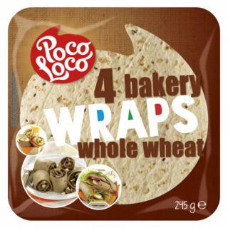 Poco Loco - Teljes kiőrlésű wrap 245 g