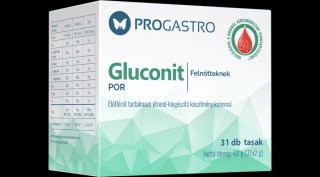 ProGastro Gluconit - Élőflórát tartalmazó étrend-kiegészítő készítmény krómmal 31 tasak