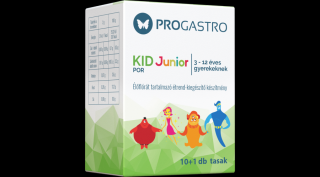 ProGastro KID Junior - Élőflórát tartalmazó étrend-kiegészítő készítmény 11 tasak