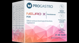 ProGastro Neuro X - Élőflórát tartalmazó étrend-kiegészítő készítmény magnéziummal 31 tasak