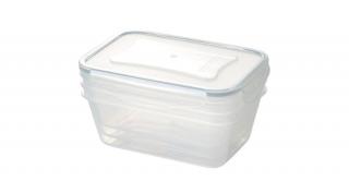 Tescoma 
 FRESHBOX 3 db élelmiszertároló doboz, 1,0 l, téglalap alakú
