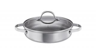 Tescoma 
 SteelCRAFT mély serpenyő fedővel ø 24 cm, 2 fül