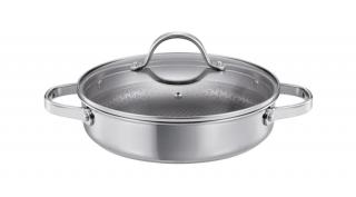 Tescoma 
 SteelCRAFT mély serpenyő fedővel ø 28 cm, 2 fül