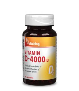 Vitaking D-4000 Vitamin 90kapsz.