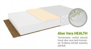 Pikolínó kókusz-latex matrac 90x200 Huzat: AloeVera (felár ellenében)
