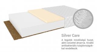 Pikolínó kókusz-latex matrac 90x200 Huzat: Silver Care (felár ellenében)