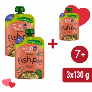 2+1 INGYEN: Ella's Kitchen BIO Lazac zöldségekkel (130 g)