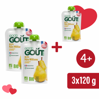 2+1 INGYEN: Good Gout BIO Williams körte (120 g)
