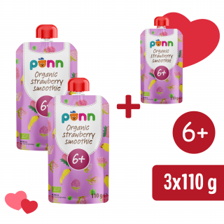 2+1 INGYEN: SALVEST Põnn BIO Gyümölcsös püré málnával (110 g)