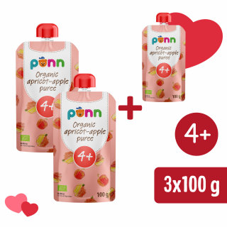 2+1 INGYEN: SALVEST Põnn BIO Sárgabarack almával (100 g)