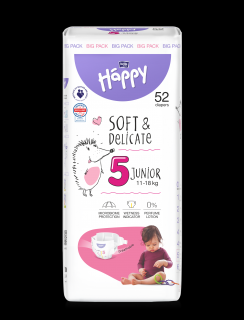 Bella Baby Happy Gyerek pelenka Junior Big Pack mér. 5 (52 db)