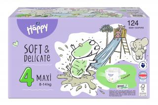 Bella Baby Happy Gyerek pelenka Maxi Toy Box vel. 4 (124 db)