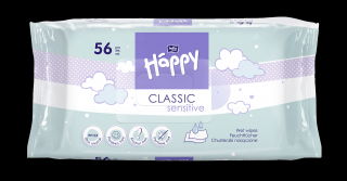 Bella Happy Baby Tisztító törlőkendő Classic Sensitive (56 db)