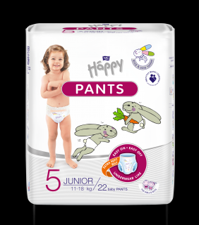 Bella Happy Pants Gyerek bugyi pelenka Junior 5 mér. (22 db)