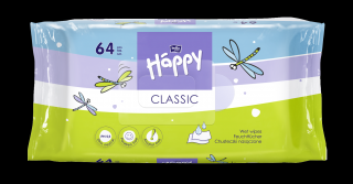 Bella Happy Tisztító törlőkendő Classic (64 db)