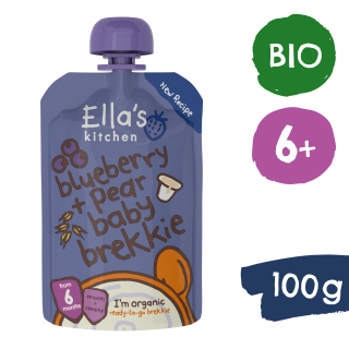 Ella's Kitchen BIO Áfonya és körte reggeli (100 g)