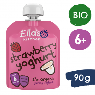 Ella's Kitchen BIO Eper joghurttal (90 g)