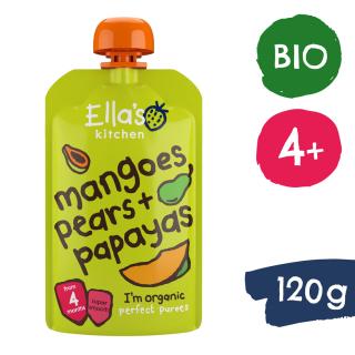 Ella's Kitchen BIO Mangó, körte és papaya (120 g)