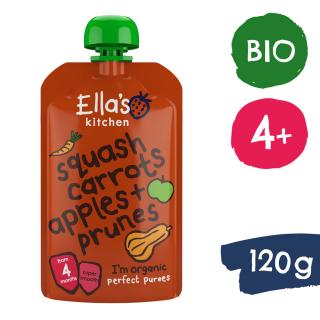 Ella's Kitchen BIO Sütőtök, sárgarépa, alma és szilva (120 g)
