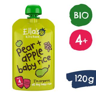 Ellas Kitchen BIO Baba rizs Körte és alma (120 g)