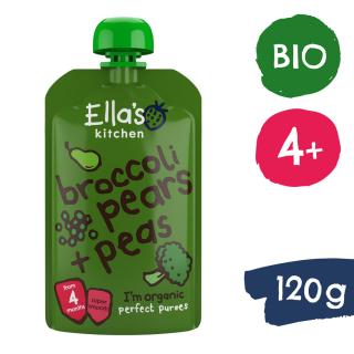 Ellas Kitchen BIO Körte, borsó és brokkoli (120 g)