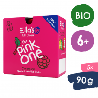 Ellas Kitchen BIO PINK ONE gyümölcs smoothie rebarbarával (5x90 g)