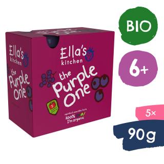 Ellas Kitchen BIO PURPLE ONE gyümölcspüré fekete ribizlivel  (5x90 g)