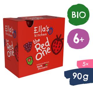 Ellas Kitchen BIO RED ONE gyümölcspüré eperrel (5x90 g)