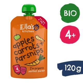 Ellas Kitchen BIO Sárgarépa, alma és paszternák (120 g)