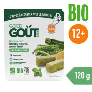 Good Gout BIO BLW Borsó és cukkini rudacskák (120 g), szavatossági idő: 2024.11.22