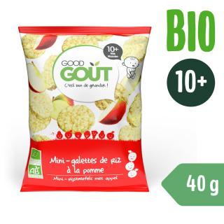 Good Gout BIO Mini rizskalácsok almával (40 g)