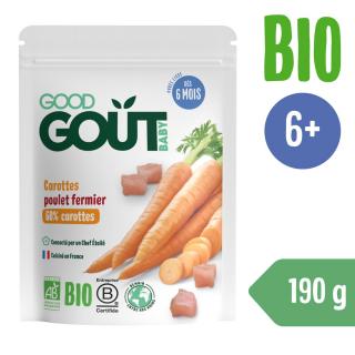 Good Gout BIO Sárgarépa tanyasi csirkével (190 g)