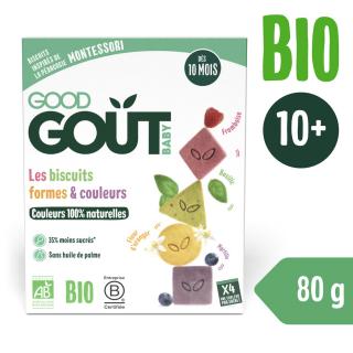 Good Gout BIO Színek & formák keksz (80 g)