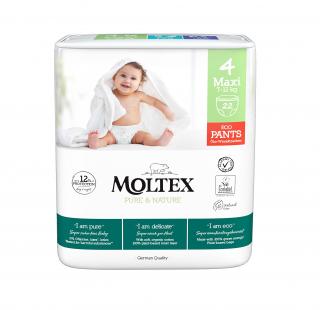 Moltex Pure & Nature Maxi 7–12 kg (22 db), öko bugyi pelenka