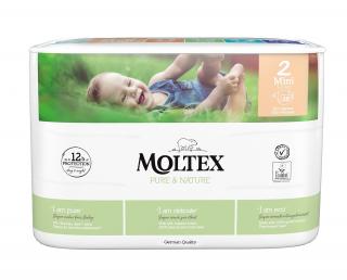 Moltex Pure & Nature Mini 3–6 kg (38 db), öko pelenka