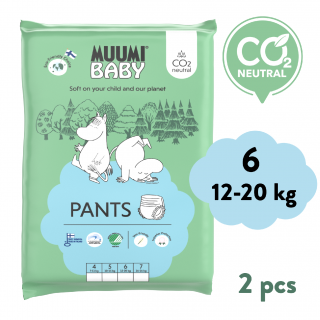 Muumi Baby Pants 6 Junior 12-2 kg (2 db), bugyi öko pelenka