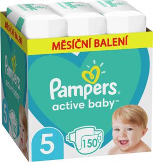 Pampers Active Baby Havi pelenkacsomag 5 mér. (150 db)