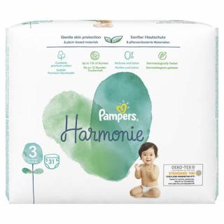 Pampers Harmonie Value Pack Baba pelenka 3 mér. (31 db)