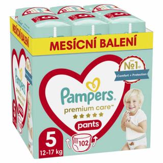 Pampers Premium Care Bugyi pelenka havi csomag 5 mér. (102 db)