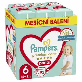 Pampers Premium Care Bugyi pelenka havi csomag 6 mér. (93 db)
