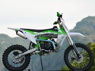 Pitbike MiniRocket SuperPit 125ccm, 17/14, Zöld