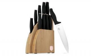 Berlinger Haus Black Rose 10 részes Késkészlet bambusz állvánnyal (BH-2760)