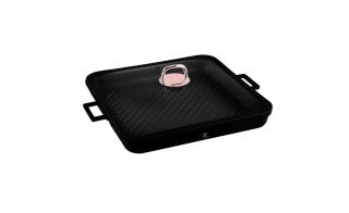 Berlinger Haus Black Rose TitánPro bevonatú Grill serpenyő fedővel, 34x34 cm (BH-7789)
