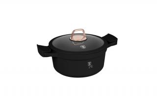 Berlinger Haus Black Rose TitánPro bevonatú Lábas fedővel 24 cm-es (BH-1457)