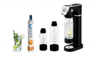 Berlinger Haus Black Silver Szódagép SodaCo CO2 patronnal, 2 db palackkal (BH-8598C)