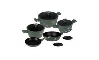 Berlinger Haus Matte Green 10 részes edénykészlet (BH-8207)