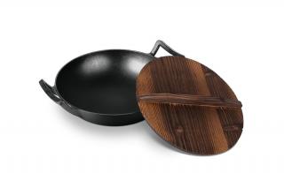 Berlinger Haus Öntöttvas Wok fa fedővel 30 cm-es (LP-BH-190)