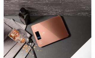 Berlinger Haus Rose Gold digitális konyhai mérleg 5 kg-ig (BH-9352)