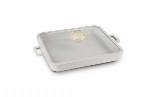 Berlinger Haus Sahara TitánPro bevonatú Grill serpenyő fedővel, 34x34 cm (BH-7790)