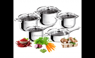 Blaumann PROFESSIONAL 10 db-os INOX Edénykészlet (BL-3874)